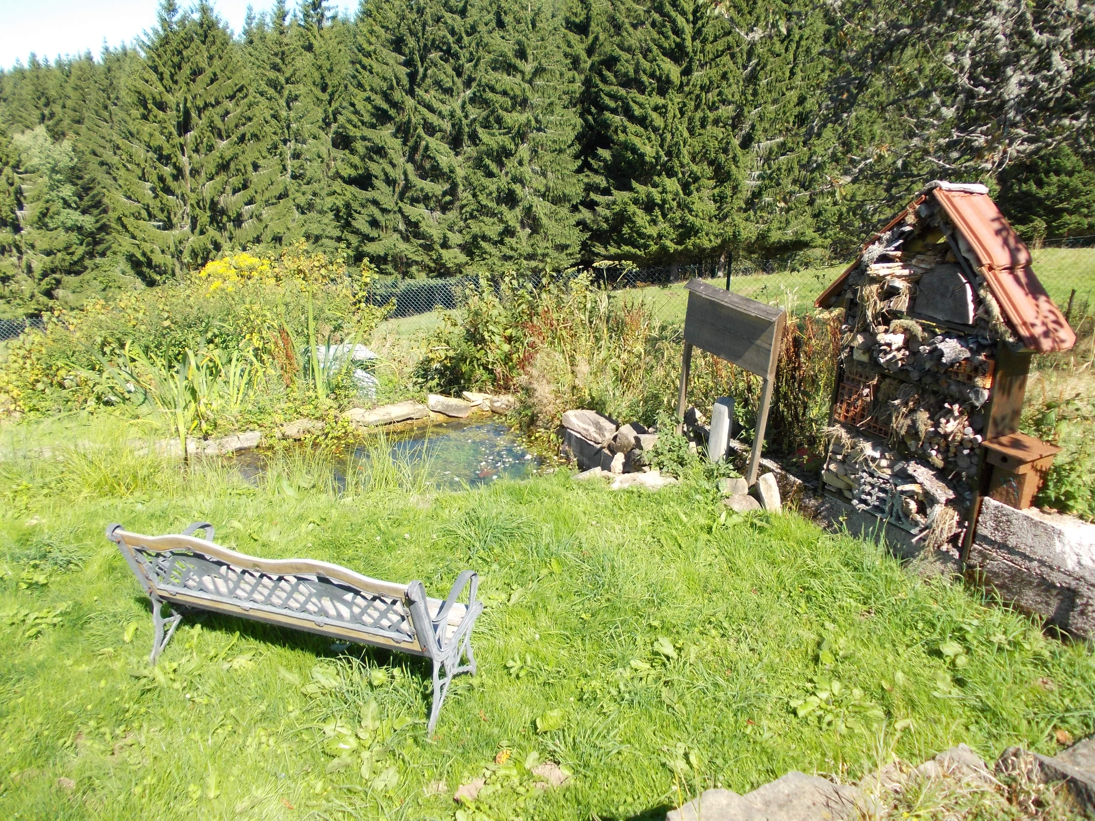 exterieur, détente, espace, 